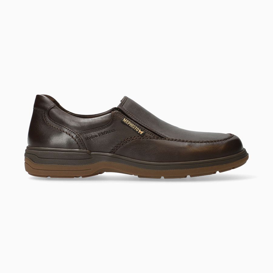 Mephisto DAVY Læder Sko 2708694-YM - Loafers Herre Mørke Brune